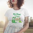 Kids My Mimi And Papa Love Me Dinosaur Grandson Women T-shirt Gifts for Her