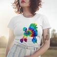 Poodle Tie Dye Vintage Hippie Dog Mom Dad Poodle Women T-shirt Gifts for Her