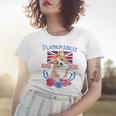 Queens Platinum Jubilee 2022 British Monarch Queen Corgi Women T-shirt Gifts for Her