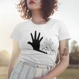 Rabbit Hand Shadow Women T-shirt Gifts for Her