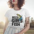 Reel Girl Fish Women T-shirt Gifts for Her