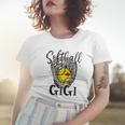 Softball Gigi Leopard Game Day Softball Lover Grandma Women T-shirt Gifts for Her