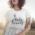 Womens Sixtylicious Crown Queen 60Th Birthday Women Sixty-Licious Women T-shirt Gifts for Her