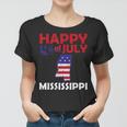 American Independence Day 4Th July Veteran Mississippi Women T-shirt