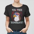 Are You Free Tonight 4Th Of July American Bald Eagle Women T-shirt
