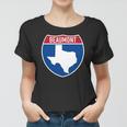Beaumont Texas Tx Interstate Highway Vacation Souvenir Women T-shirt