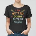 Butler Shirt Family Crest ButlerShirt Butler Clothing Butler Tshirt Butler Tshirt Gifts For The Butler Png Women T-shirt