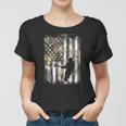 Camo Flag Lacrosse Vintage Patriotic Lax Player Men Women Women T-shirt