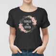 Classy As Fuck Floral Wreath Polite Offensive Feminist Gift Women T-shirt
