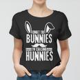 Forget The Bunnies Im Chasing Hunnies Funny Women T-shirt