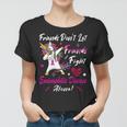 Friends Dont Let Friends Fight Eosinophilic Disease Alone Pink Ribbon Eosinophilic Disease Eosinophilic Disease Awareness Women T-shirt