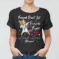 Friends Dont Let Friends Fight Limb Loss Alone Unicorn Grey Ribbon Limb Loss Limb Loss Awareness Women T-shirt