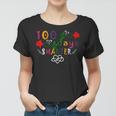 Funny 100 Days Smarter Shirt Happy 100Th Day Of School Gifts Women T-shirt