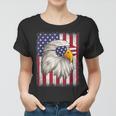 Funny 4Th Of July Usa Flag American Patriotic Eagle Women T-shirt