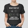 Funny Pilot Design For Men Women Airplane Airline Pilot Women T-shirt