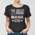 Funny The Great Maga King Trump 2022 Amp 2024 Women T-shirt