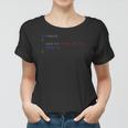 Hello World C Programming Languages Women T-shirt