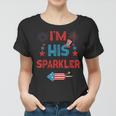 Im His Sparkler 4Th Of July Fireworks Matching Couples Women T-shirt