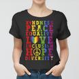Kindness Equality Love Lgbtq Rainbow Flag Gay Pride Month Women T-shirt