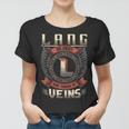 Lang Blood Run Through My Veins Name V5 Women T-shirt