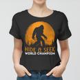 Market Trendz Bigfoot Hide And Seek Champion 405 Trending Shirt Women T-shirt