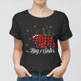 Matching Buffalo Plaid Christmas Bigsister Bear Pajama Women T-shirt
