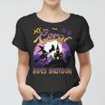 My Corgi Rides Shotgun Cool Halloween Protector Witch Dog V4 Women T-shirt