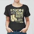 My Son Wears Combat Boots Proud 691 Shirt Women T-shirt