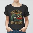 Rescue Killer Whale Orcas Save The Sea Pandas Marine Biology Women T-shirt