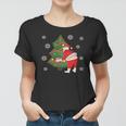 Santa Butt Crack Merry Christmas Women T-shirt