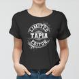 Tapia Funny Surname Family Tree Birthday Reunion Gift Idea Women T-shirt