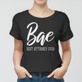 Womens Bae Best Attorney Ever Funny Lawyer Women T-shirt