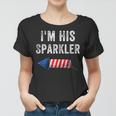 Womens Im His Sparkler His And Her 4Th Of July Matching Couples Women T-shirt
