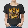 Womens Mom Of The Birthday Boy Cowboy Western Theme Birthday Party Women T-shirt