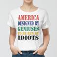 America Designed By Geniuses To Be Run By Idiots Impeach 46 Joe Biden Essential Tshirt Women T-shirt