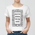 Black White Gothic Medieval Women T-shirt