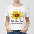 Brain Aneurysm Awareness Faith Hope Love Women T-shirt