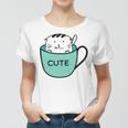 Cute Cat In Mug Women T-shirt