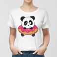 Cute Panda Bear Pandas Donut Sprinkles Women T-shirt