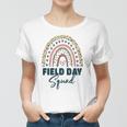 Cute Rainbow Field Squad Last Day Of School Field Leopard Women T-shirt
