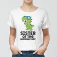 Dinosaur Birthday Sister Of The Birthday Boy Women T-shirt