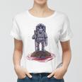 Funny Astronaut Monkey V3 Women T-shirt