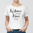 Funny Housewarming Home Accessories Welcome Please Leave By 9 Pm Sleeveless Top 435 Trending Shirt Women T-shirt