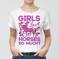 Girls Love Hhoresed So Much Women T-shirt