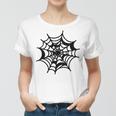 Halloween Spider Web Pattern Women T-shirt