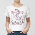 I Have Arteriovenous Malformation Im Allowed To Do Weird Things Funny Unicorn Burgundy Ribbon Arteriovenous Malformation Support Arteriovenous Malformation Awareness Women T-shirt