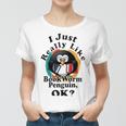 I Really Like Book Worm Penguin Ok Women T-shirt