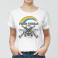 Lgbtq July 4Th American Flag Rainbow Proud Veteran Women T-shirt