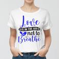 Love Is In The Air Try Not To Breathe 135 Trending Shirt Women T-shirt