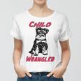 Miniature Schnauzer At Home Child Wrangler Multi Tasking Dog Women T-shirt